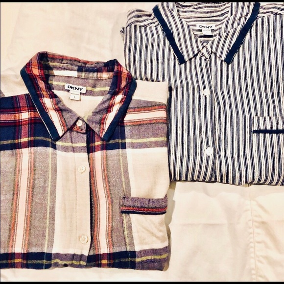 DKNY Other - Two DKNY Flannel Sleepshirts